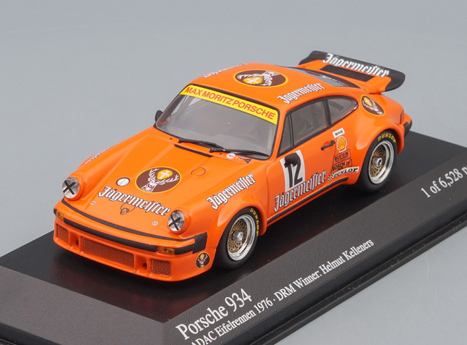 PORSCHE 934 Heimut Kelleners Winner Eifeirennen DRM (1976), orange