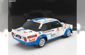 FIAT 131 ABARTH №1 WINNER RALLY 1000 LAKES (1980) M.ALEN - I.KIVIMAKI, WHITE BLUE