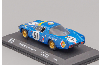 RENAULT Alpine A210 Team Ecurie Savin Calberson №57 24h Le Mans (1968) Alain Leguellec - Alain Serpaggi, blue