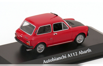 AUTOBIANCHI A112 Abarth (1974), red / black