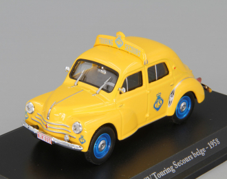 RENAULT 4CV Touring Secours belge (1958), yellow