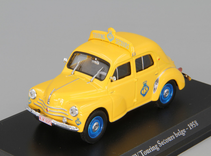 RENAULT 4CV Touring Secours belge (1958), yellow