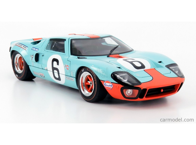 FORD GT40 4.9L V8 Team JW Automotive engineering №6 Winner 24h Le Mans Jacky Ickx - Jackie Oliver (1969)