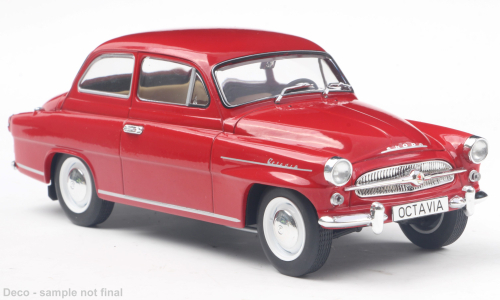 SKODA Octavia Super (1959), red
