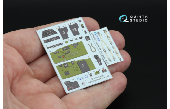 3D Декаль интерьера кабины P-38J Lightning (Hasegawa)