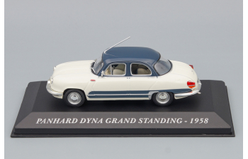 PANHARD Dyna Grand Standing (1958), creme-white / blue