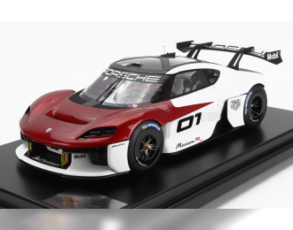 PORSCHE Mission R N 01 Press (2021) - Con Vetrina - With Showcase, White Red Met Black