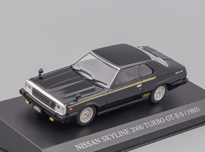 NISSAN Skyline 2000 turbo GT-E-S (1980), black