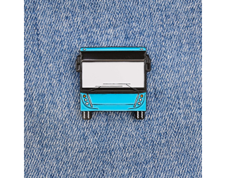 Значок "МАЗ-203", голубой