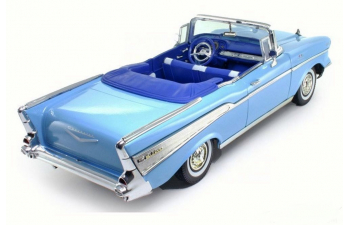 CHEVROLET Bel Air Convertible (1957), light blue