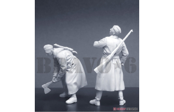 Фигурки Инженеры Красной армии "Чернозем-3" / Red Army Engineers "ChernoZyom- 3"