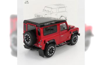 LAND ROVER Defender 90 Works V8 70th Edition 2018, Red