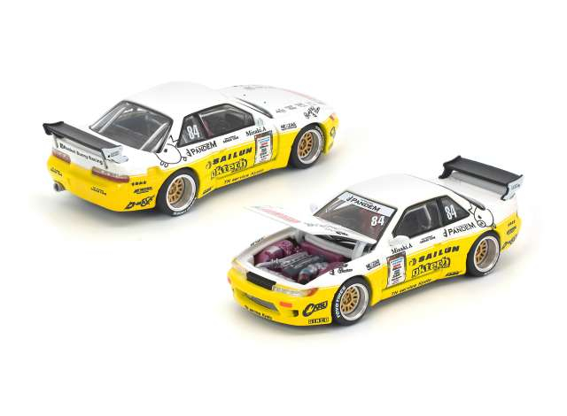 NISSAN Pandem Silvia S13 D1 (2020), yellow/white
