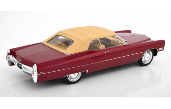 CADILLAC Deville Softtop 1967 бордовый металлик