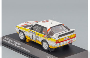 AUDI Sport Quattro Rally - Rohrl Eeistdorfer 2nd Place Rally Monte Carlo (1985), white