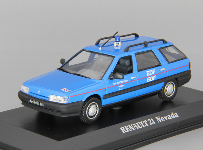 RENAULT 21 Nevada EDF-GDF (1985), blue