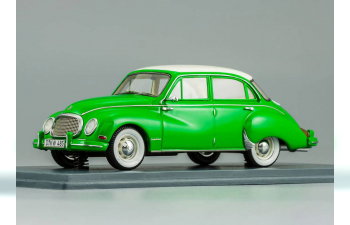 DKW 3=6 F94 4-door (1957), green / white