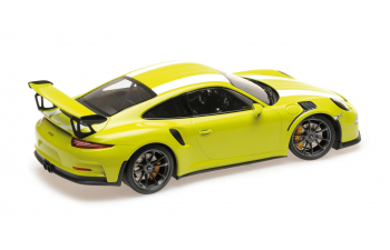 PORSCHE 911 GT3 RS (991) 2015 LICHTGRUEN W/WHITE STRIPE