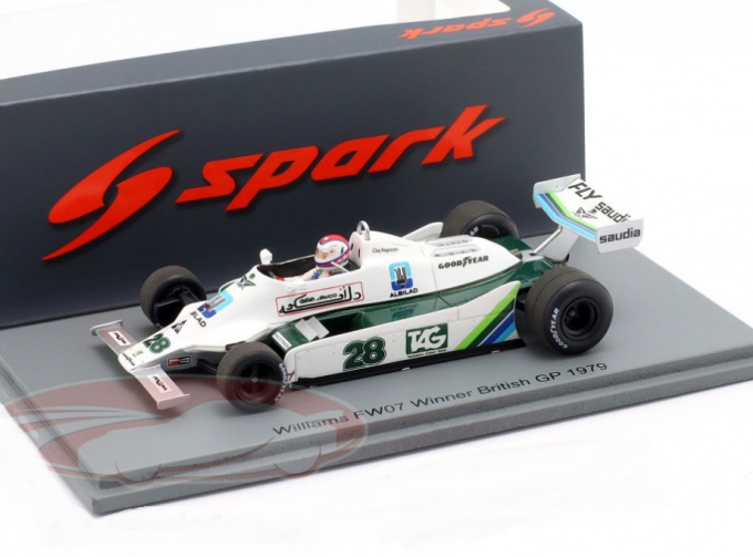 WILLIAMS FW07 №28 Winner British GP Formula 1 Clay Regazzoni (1979)