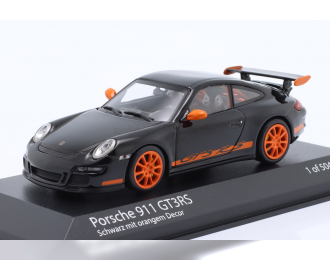 PORSCHE 911 997 Gt3 Rs Coupe (2006), Black Orange