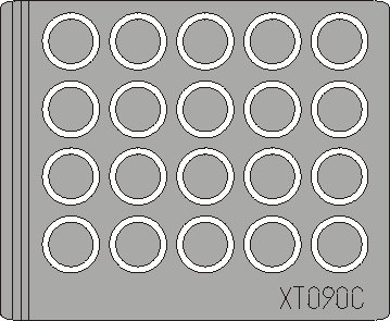 Окрасочная маска Немецкая САУ Sd.Kfz.164 "NASHORN" / "Hornisse"