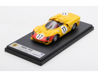 FERRARI 365 P2 #17 24H Le Mans Jean Blaton Beurlys-Pierre Dumay (1966), yellow / red