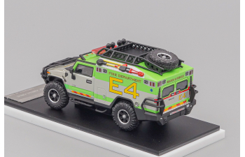 HUMMER Fire Department, silver / green