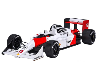 McLAREN MP4/4 №12 WORLD CHAMPION  Ayrton Senna (1988), white/red 