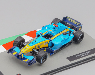 RENAULT F1 R24 Team Mild Seven N 7 Season 2004 Jarno Trulli, Light Blue Yellow