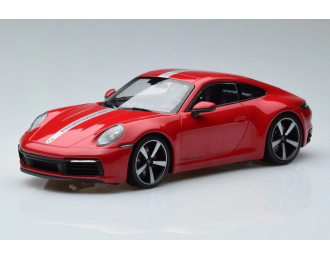 PORSCHE 911 Carrera 4S (2019), red