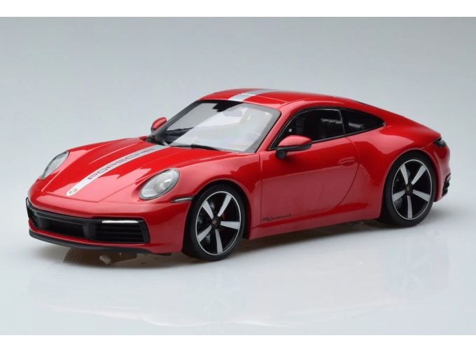 PORSCHE 911 Carrera 4S (2019), red