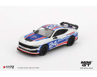 Ford Mustang Dark Horse #24 Ford Performance Racing School, white/blue/red 2025
