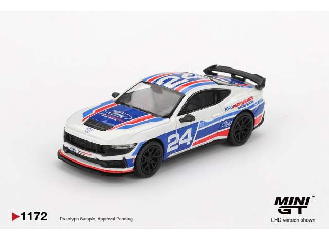 Ford Mustang Dark Horse #24 Ford Performance Racing School, white/blue/red 2025