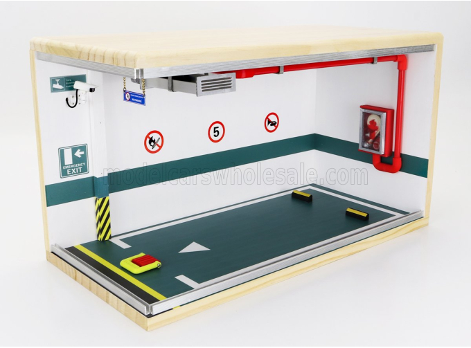 Бокс акриловый прозрачный диорама, подземный гараж