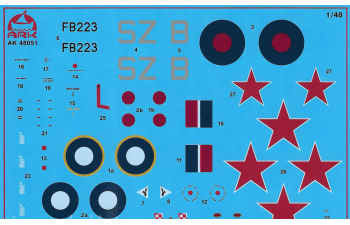 Сборная модель Истребитель Mustang Mk.III и Mustang Р-51B 