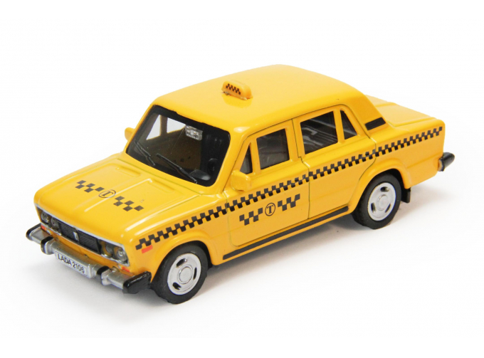 LADA 2106 Такси, yellow