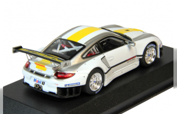 PORSCHE 911 (997) GT3 RSR Presentation car (2012), white grey yellow