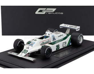 WILLIAMS F1 Fw07 Ford №28 Winner British Gp Clay Regazzoni (1979), White Green
