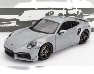 PORSCHE 911 992 Turbo S Coupe Sport Design 2021, Silver