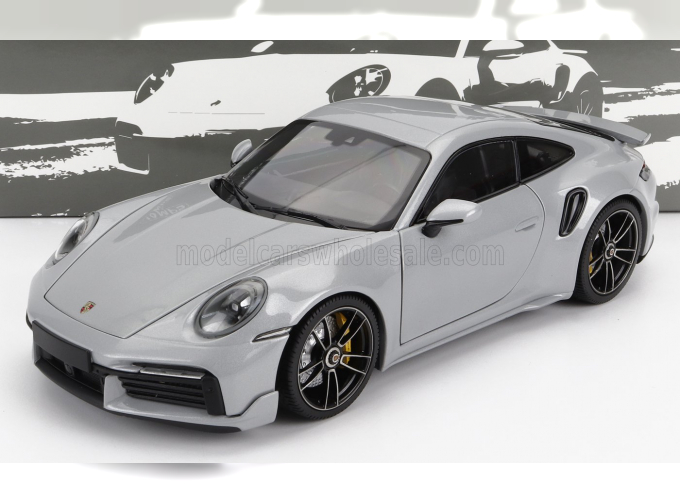 PORSCHE 911 992 Turbo S Coupe Sport Design 2021, Silver