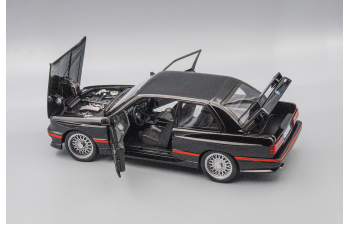 BMW M3 Coupe E30 (1988), чёрный, 21 см