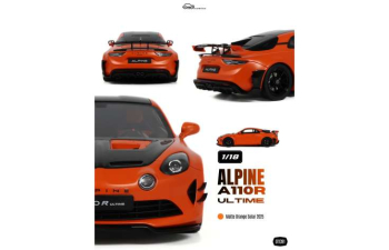ALPINE A110R Ultime (2025), matte orange solar