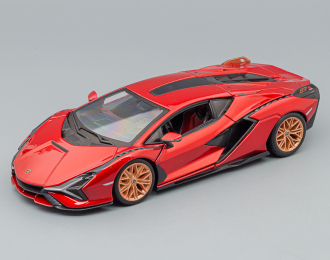 LAMBORGHINI Sian FKP37 (2020), rot metallic