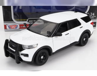 FORD Utility Police Interceptor With Push Bumper (2022), white