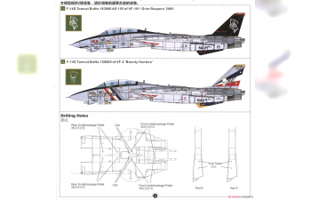 Сборная модель Grumman F-14D Super Tomcat