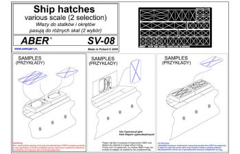 Ship hatches various scale (second selection)