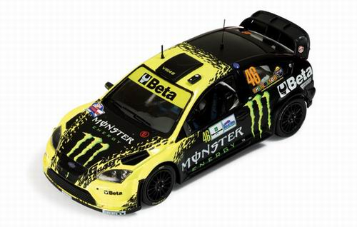 FORD Focus RS07 WRC 46 2nd Monza Rally (Valentino Rossi - C.Cassina), black