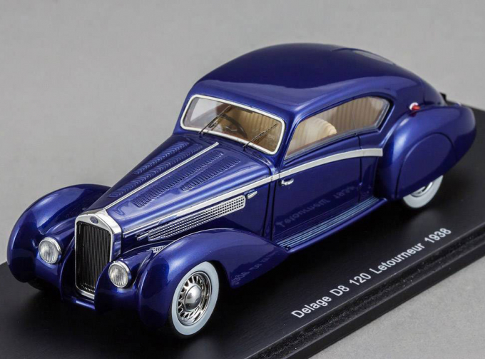 DELAGE D8 120 Letourneur (1938), dark blue