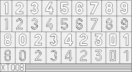 Окрасочная маска Немецкие номера (средние)