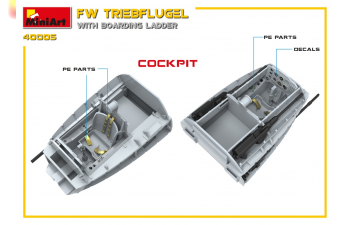 Сборная модель FW TRIEBFLUGEL с Посадочной Лестницей